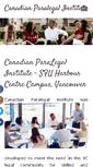 Mobile Screenshot of canadianparalegalinstitute.com